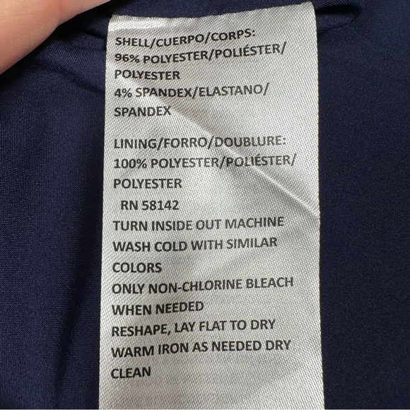 Maggy London Alex Sleeveless Midi Dress Size 4 Blue Event Occasion Party Classy - Picture 10 of 16